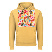 Vintage Mustard back to school seamless pattern 2 (3600x3600) Vintage Hoodie - AdoDesignShop