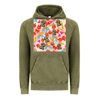 Vintage Olive back to school seamless pattern 2 (3600x3600) Vintage Hoodie - AdoDesignShop
