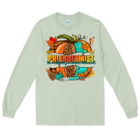 Matcha Phlebotomist pumpkin Long Sleeve Tee - NancyCooperArtShop