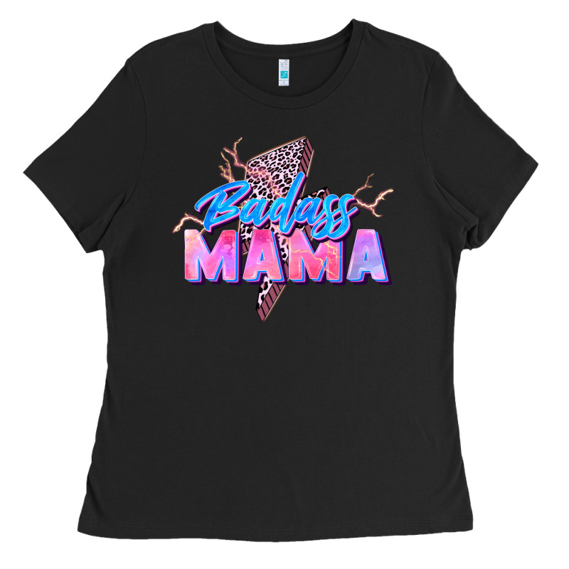 Badass Mama Ladies Tee by Zillion Design Studio | Teevron