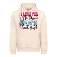 Sandshell I love you to the moon and back Valentine's Day Urban Hoodie - FaDigitalArtStudio