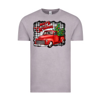 Vintage Zinc merry christmas red truck christmas trees Vintage Tee - Jasminsmagicworld