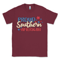 Burgundy proud southern american Classic Tee - MaliasSmallBusiness