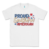 White proud southern american Classic Tee - MaliasSmallBusiness
