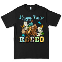 Black Happy Easter rodeo Premium Tee - OliviaCreatesArt