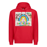 Red i love you all class dismissed Premium Hoodie - TumblerDesignByShophia