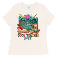 Bone busy doing cool teacher stuff Ladies Tee - Zillion Design Studio
