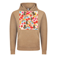 Vintage Coffee back to school seamless pattern 3 (3600x3600) Vintage Hoodie - AdoDesignShop