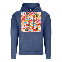 Vintage Denim back to school seamless pattern 3 (3600x3600) Vintage Hoodie - AdoDesignShop