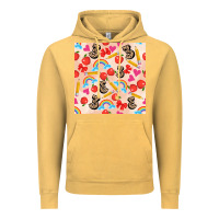 Vintage Mustard back to school seamless pattern 3 (3600x3600) Vintage Hoodie - AdoDesignShop