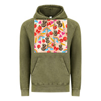 Vintage Olive back to school seamless pattern 3 (3600x3600) Vintage Hoodie - AdoDesignShop