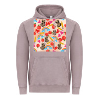 Vintage Zinc back to school seamless pattern 3 (3600x3600) Vintage Hoodie - AdoDesignShop