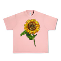 Salmon mammoth sunflower Urban Heavy Tee - LillyAllenDesigns