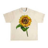 Sandshell mammoth sunflower Urban Heavy Tee - LillyAllenDesigns