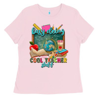 Busy Doing Cool Teacher Stuff Ladies Tee | Teevron