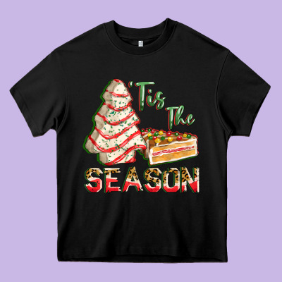 Tis The Season Heavy Core Tee Designed By Fadigitalartstudio
