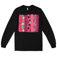 Black valentines day brushstroke Long Sleeve Tee - NancyCooperArtShop