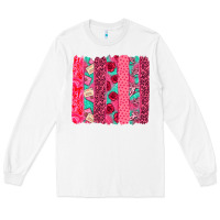 White valentines day brushstroke Long Sleeve Tee - NancyCooperArtShop