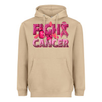 Mushroom fight cancer Heavyweight Hoodie - NancyCooperArtShop