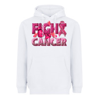 White fight cancer Heavyweight Hoodie - NancyCooperArtShop