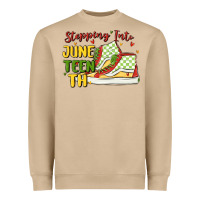 Stepping Into Juneteenth Heavyweight Sweatshirt | Teevron