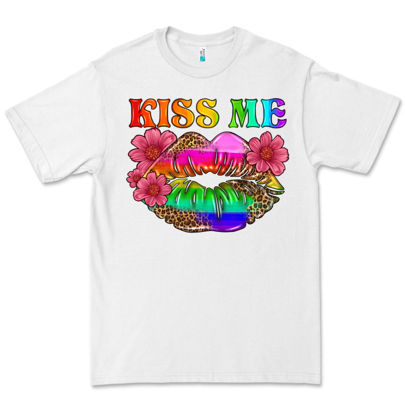 Lgbtq Kiss Me Premium Tee by HRA Design Shop | Teevron
