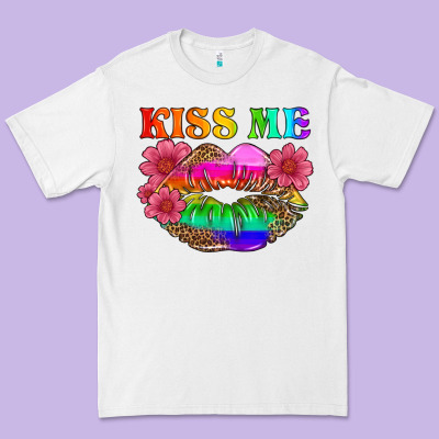 Lgbtq Kiss Me Premium Tee Designed By Hra Design Shop