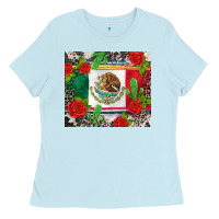 Baby Blue mexican flag Ladies Tee - CTS Tumbler Store