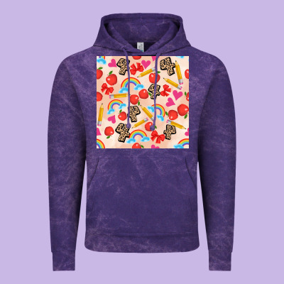 Back To School Seamless Pattern 4 (3600x3600) Vintage Hoodie Designed By Adodesignshop