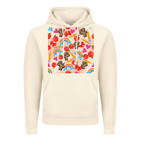 Vintage Artic back to school seamless pattern 4 (3600x3600) Vintage Hoodie - AdoDesignShop