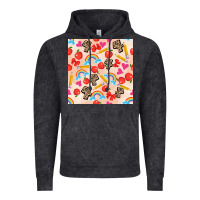 Vintage Black back to school seamless pattern 4 (3600x3600) Vintage Hoodie - AdoDesignShop