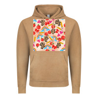 Vintage Camel back to school seamless pattern 4 (3600x3600) Vintage Hoodie - AdoDesignShop