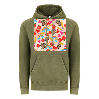 Vintage Olive back to school seamless pattern 4 (3600x3600) Vintage Hoodie - AdoDesignShop