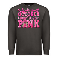 Smoke In October We Wear Pink with Gnome Premium Sweatshirt - texasbilliewilder