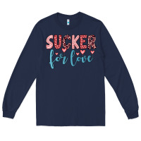 Navy sucker for love Long Sleeve Tee - JahusDesignShop