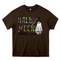 Chocolate Brown halloween vibes Heavy Core Tee - CowhideDigitalArt