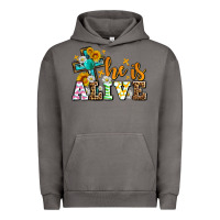 Pigment Tornado Easter Day He is alive with cross Urban Hoodie - OliviaCreatesArt
