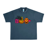 Midnight Navy boo pumpkins Urban Heavy Tee - Jasminsmagicworld