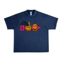 Navy boo pumpkins Urban Heavy Tee - Jasminsmagicworld