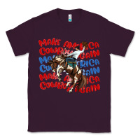Plum make america cowboy again Classic Tee - MaliasSmallBusiness