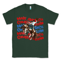 Sports Green make america cowboy again Classic Tee - MaliasSmallBusiness