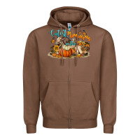 Chestnut Cutest Pumpkin In The Patch Zipper Hoodie - LillyAllenDesigns