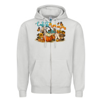 Dove Grey Cutest Pumpkin In The Patch Zipper Hoodie - LillyAllenDesigns