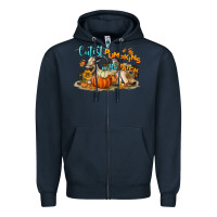 Navy Cutest Pumpkin In The Patch Zipper Hoodie - LillyAllenDesigns