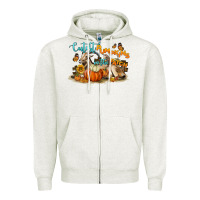 Oatmeal Heather Cutest Pumpkin In The Patch Zipper Hoodie - LillyAllenDesigns
