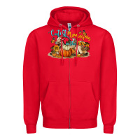 Red Cutest Pumpkin In The Patch Zipper Hoodie - LillyAllenDesigns