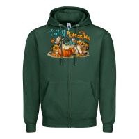 Sports Green Cutest Pumpkin In The Patch Zipper Hoodie - LillyAllenDesigns