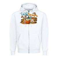White Cutest Pumpkin In The Patch Zipper Hoodie - LillyAllenDesigns