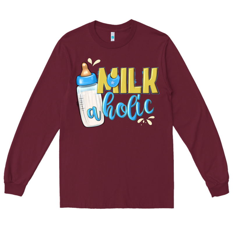 Milkaholic Boys Long Sleeve Tee by NancyCooperArtShop | Teevron