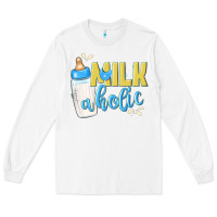 White milkaholic boys Long Sleeve Tee - NancyCooperArtShop